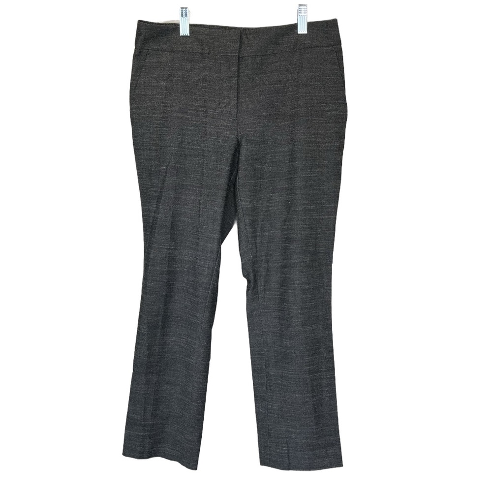 Ann Taylor Women’s Petite Curvy Charcoal Gray Dress Ankle Pants Trousers